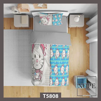 روتختی کودک طرح گربه مدل T5808