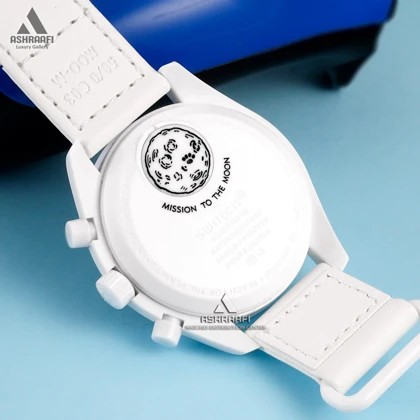 ساعت امگا سواچ سفید Omega x Swatch Speedmaster M00-M2