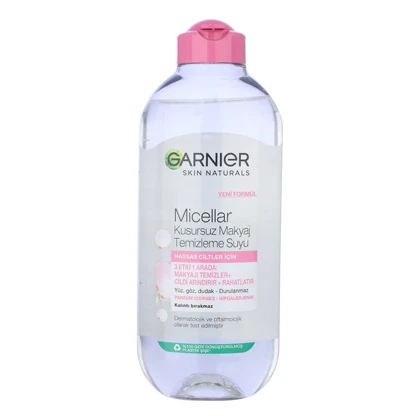 محلول پاک کننده آرایش صورت گارنیه مدل Skin Naturals حجم 400 میلی لیتر