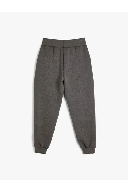 شلوار ورزشی Jogger با جزئیات و جیب الاستیک دوخت کمر TYC4THLSYN170773755782054