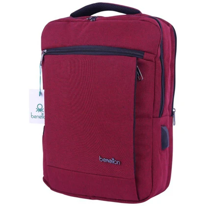 کوله پشتی لپ تاپ طرح Benetton مدل MC215 مناسب لپ تاپ 15.6 اینچی