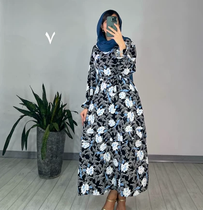 پیراهن مانتویی شکوفه 6