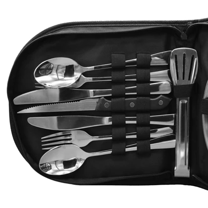 ست ظروف مسافرتی کمپینگ دو نفره مدل 404L1426 ده عددی