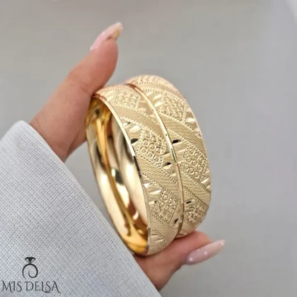 النگو تک پوش طلاروس 1.5 میل دو عددی کد 147