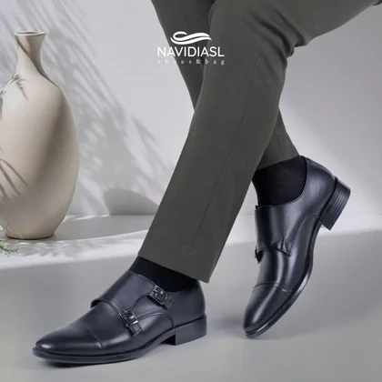 کفش مردانه تمام چرم کلاسیک کد 7043011