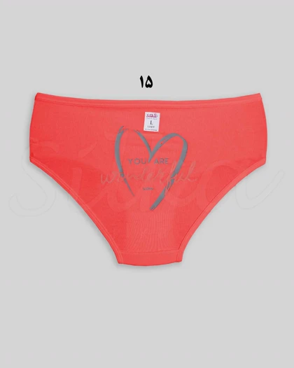 شورت پشت چاپ زنانه نخی wonder full