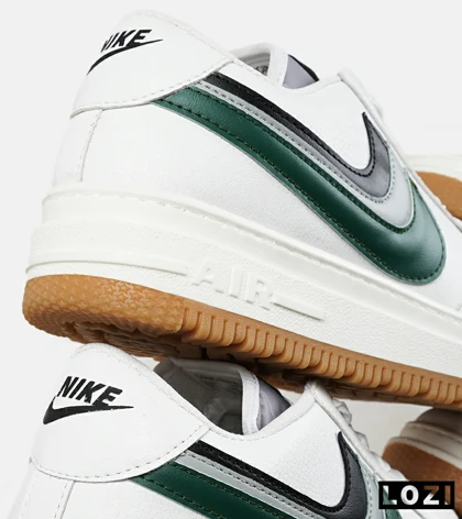 کفش مردانه و زنانه سفید سبز مشکی NIKE AirForce 3Pips مدل 7424