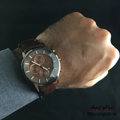 ساعت مچی مردانه موتور ژاپن برند سیتیزن مدل Do1281 چرمی