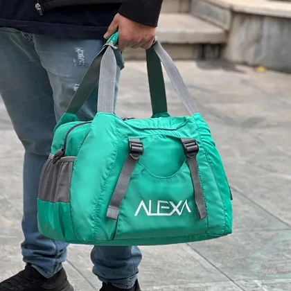 ساک ورزشی مدل ALEXA - ALX99022 PRO GYM BODY با قابلیت حمل زیرانداز