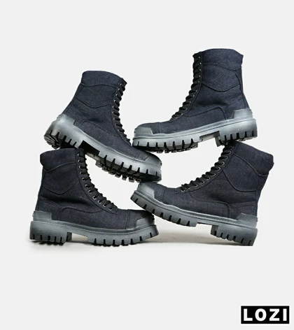 بوت مردانه سرمه ای BALENCIAGA مدل 6739