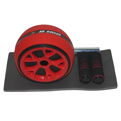 رولر شکم Abdominal Muscle Fitness Wheel تحمل وزن 181 کیلوگرم