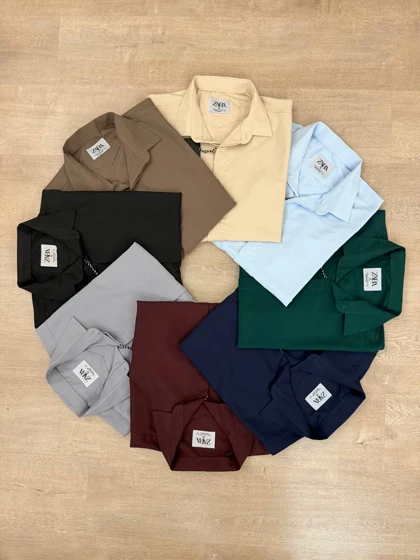 پیراهن آستین بلند قابپک مخفی2643