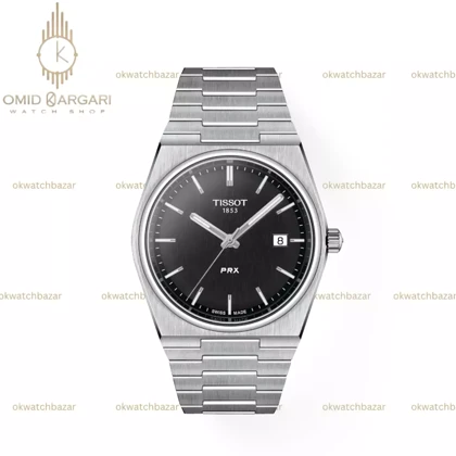 ساعت مچی تیسو پیاریکس صفحه مشکی مهندسی Tissot PRX