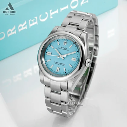 ساعت رولکس Rolex Perpetual light blue 02