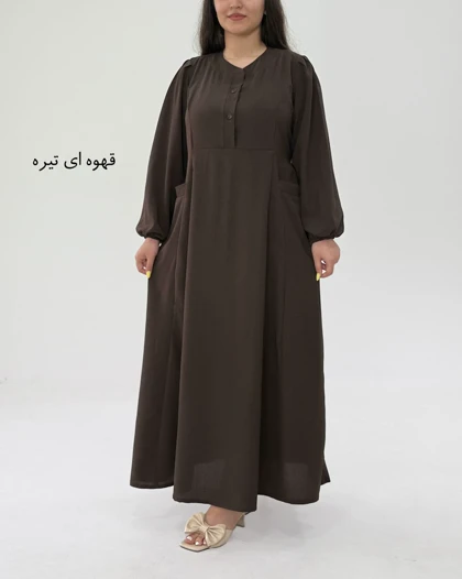 پیراهن مانتویی شانا کد 1864