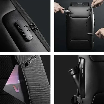 کوله پشتی بنج اورجینال BANGE - BG7216 + قفل ضد سرقت