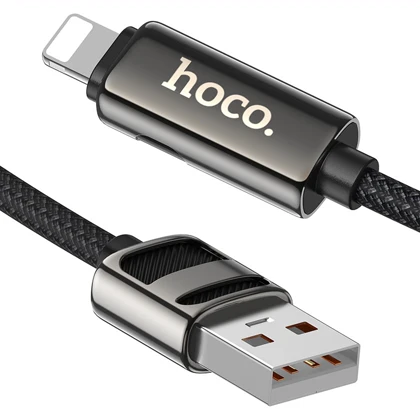 کابل لایتنینگ هوکو HOCO مدل U137 طول 1.2 متر 2.4 آمپر