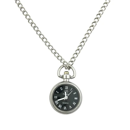 گردنبند طرح ساعت با زنجیر اسپرت