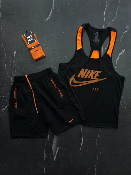 پکیج کد E510 شامل رکابی + شلوارک + جوراب با 5 رنگ خفن 🤩