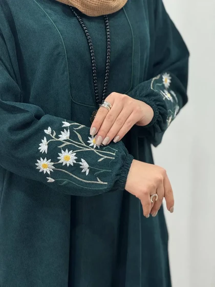 پیراهن مانتویی گلدوزی جانان 1