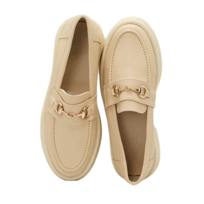 کفش کالج زنانه مدل Flat shoes-0080_black/creme