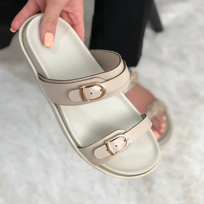 اسلیپر زنانه زارا (ZARA) مدل نورا رنگ کرم