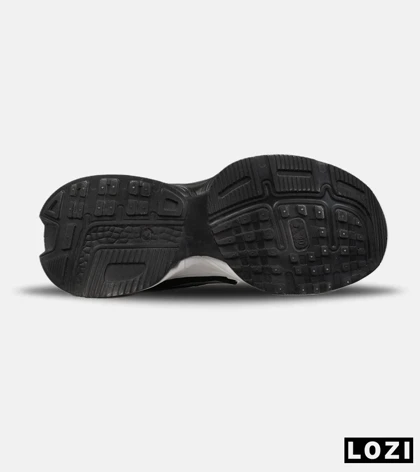 کتانی نایک V2K مشکی سفید مدل 9585 استایل خاص اسپرت و Y2K مردانه و زنانه