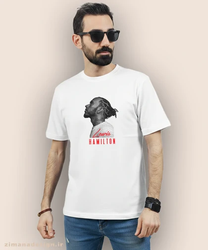 تیشرت مردانه و زنانه طرح لوئیس همیلتون کد 984
