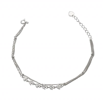 دستبند نقره کد 351237