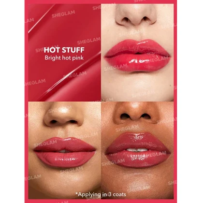 برق لب حجم دهنده شیگلم رنگ Hot Stuff