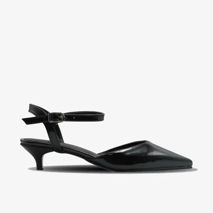 کفش مجلسی زنانه پاشنه‌دار 3 سانت ورنی مدل valentino 3004074