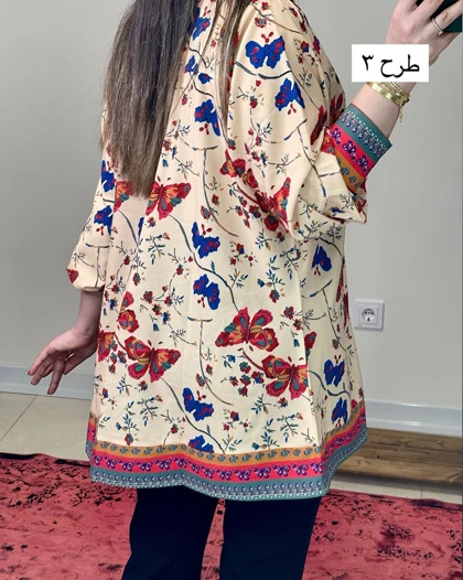 تونیک طرح‌دار پایین حاشیه