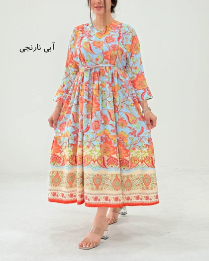 پیراهن بلند نوشین کد 1795