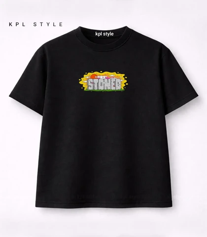 تیشرت باکسی یونیسکس طرح STONED کد 1494