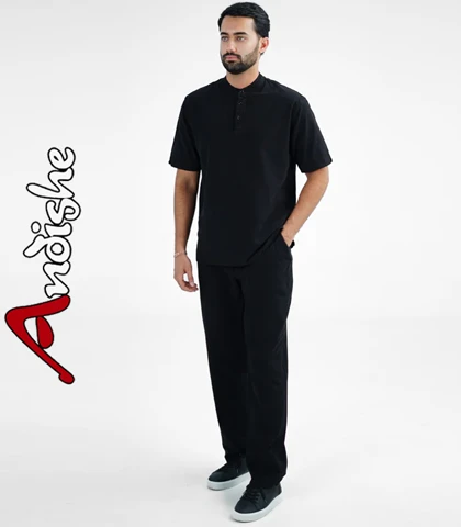 پیراهن شلوار کتان مردانه مدل آوین