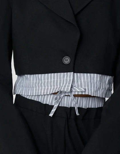 کراپ پایین گتر دار راه راه