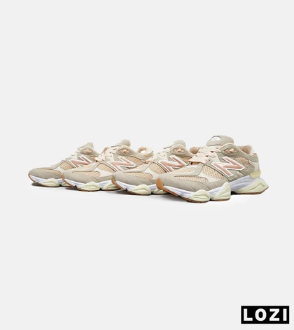 کفش کتانی زنانه طوسی گلبهی NEW BALANCE 9060
