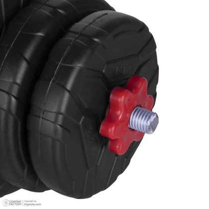 دمبل رادیس فیت مدل DVP-10mix1-v1 وزن 10 کیلوگرم بسته 2 عددی