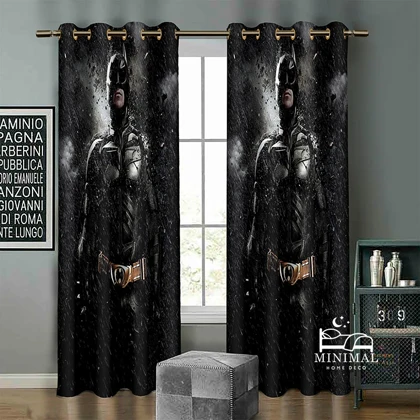 پرده کودک طرح بتمن مدل W5054