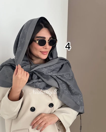 شال کشمیر دو رو ال وی وارداتی
