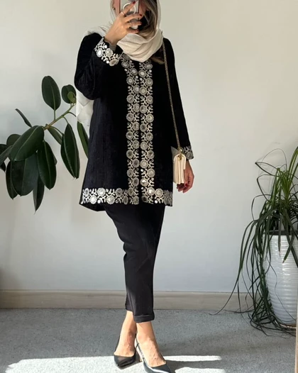 کت مزونی مخمل