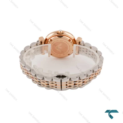 ساعت زنانه امپریو آرمانه دورنگ رزگلد Armani-6816-L
