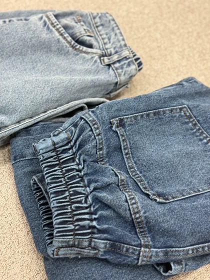 شلوار جین نیم بگ