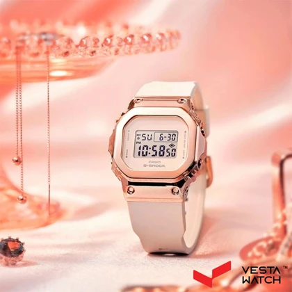 ساعت مچی زنانه کاسیو جی‌شاک CASIO G-SHOCK مدل GM-S5600UPG-4DR