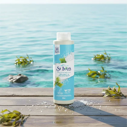 شامپوی بدن لایه بردار Sea Salt Pacific Kelp برند St-Ives