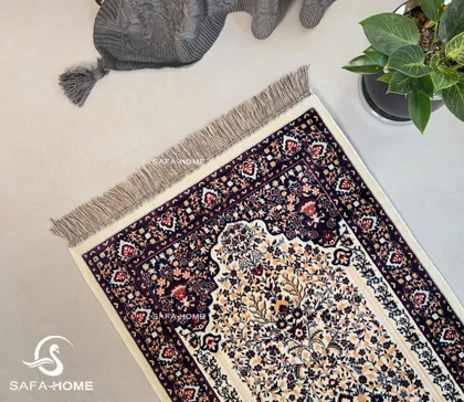 سجاده مدل قالیچه ای طرح گلدانی