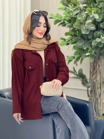 مانتو کتان چهارجیب لیدا