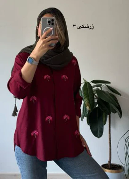 شومیز مانتویی پاپیروس