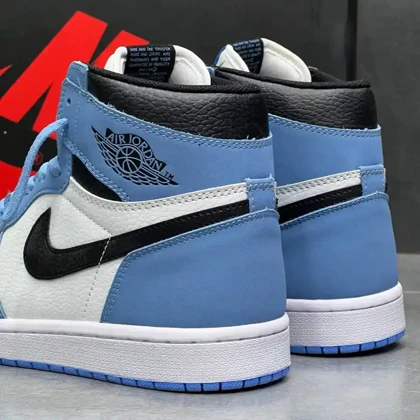 کفش نایک ایر جردن وان ساق‌دار یونی‌ورسیتی آبی Nike Air Jordan 1 High University Blue