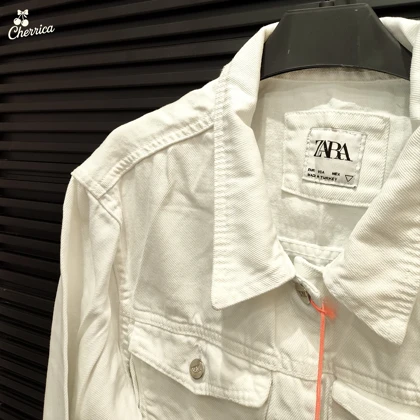 کت جین سفید زنانه کد 11